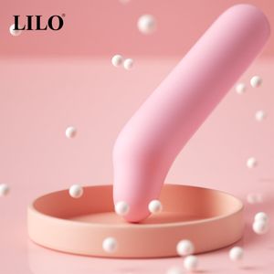 Mini Vibrador Recarregável para Ponto G com 10 vibrações - LILO - MV127