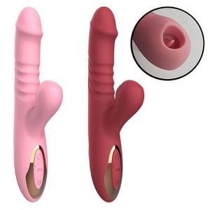 Vibrador com SUCCAO e Vai e Vem para mulher - 8243