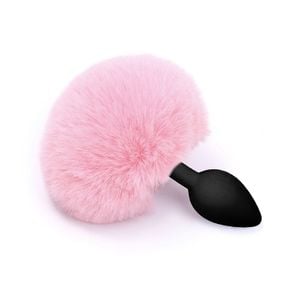Plug Anal em Silicone - Pompom de Coelho  - 8642 - G - SI