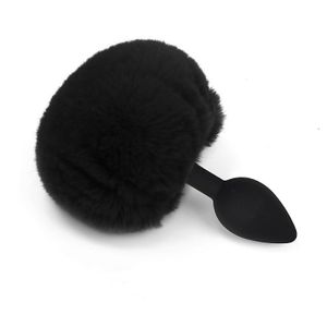 Plug Anal em Silicone - Pompom de Coelho  - 8642 - G - SI