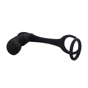 Plug Massageado de Próstata Vibratório com Anel Duplo - 8652 - SI