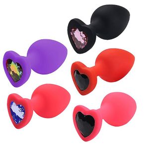 Plug Anal de Coração em Silicone - P - 7205 - SI