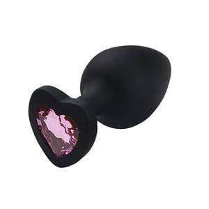 Plug Anal de Coração em Silicone - P - 7205 - SI