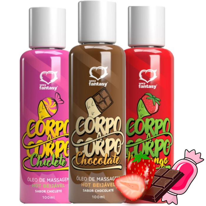 Óleo Hot Corpo A Corpo - Beijável 100ml