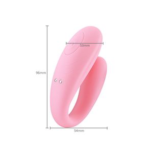 Vibrador para casal - Dupla estimulação -  Recarregável - CD033