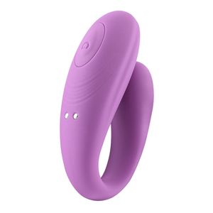 Vibrador para casal - Dupla estimulação -  Recarregável - CD033