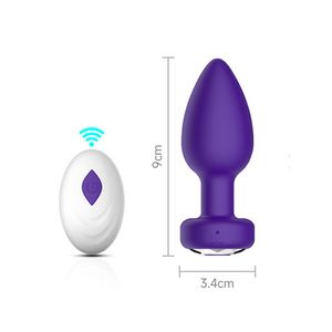 Plug Anal com 10 Modos de Vibração e Controle Remoto sem Fio - YOUVIBE - PL189