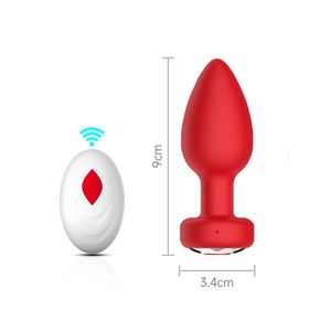 Plug Anal com 10 Modos de Vibração e Controle Remoto sem Fio - YOUVIBE - PL189