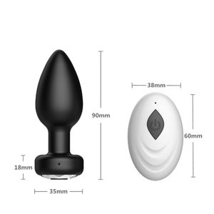 Plug Anal com 10 Modos de Vibração e Controle Remoto sem Fio - YOUVIBE - PL189