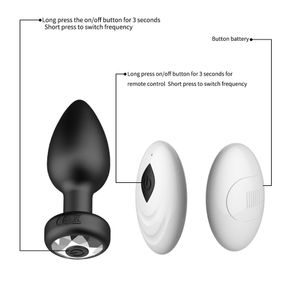 Plug Anal com 10 Modos de Vibração e Controle Remoto sem Fio - YOUVIBE - PL189