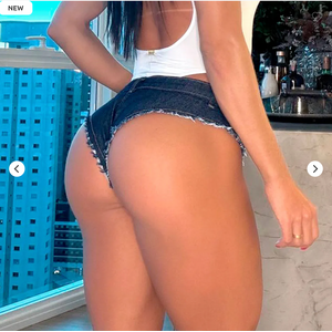 Short Jeans Micro Cavado - MOUNJARO - Escuro - SENSUALLE