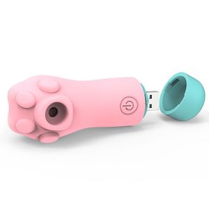 Vibrador de Pulsação/ Sugador  Formato de Patinha - gato - 7484