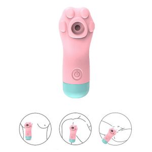 Vibrador de Pulsação/ Sugador  Formato de Patinha - gato - 7484