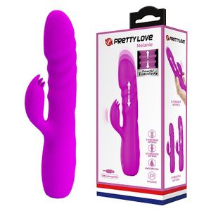 Vibrador Melanie -  Vai e vem e Ponto G e Clitóris -- Pretty Love - 7092