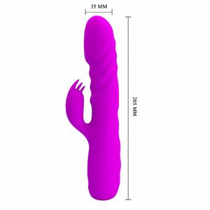 Vibrador Melanie -  Vai e vem e Ponto G e Clitóris -- Pretty Love - 7092