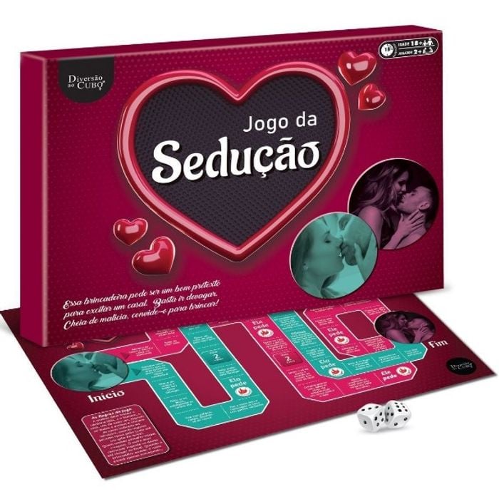 JOGO DA SEDUÇÃO PARA CASAL DIVERSÃO AO CUBO -