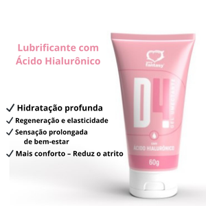LUBRIFICANTE D4 - ÁCIDO HIALURÔNICO 60G
