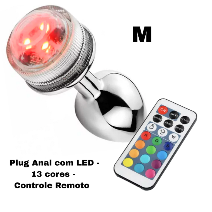 Plug de LED 13 cores - M - 7031