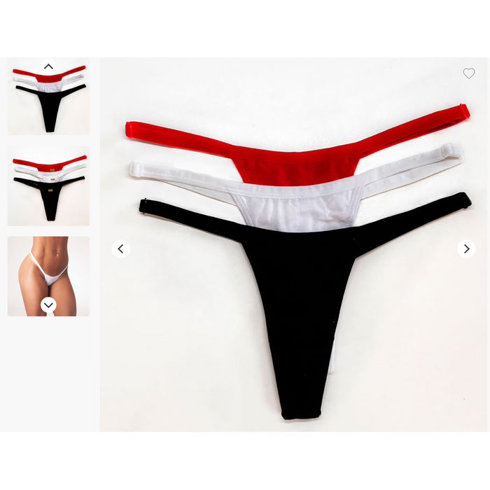 Calcinhas Obcecada Micro de Algodão com Regulagem - sensualle