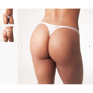Calcinha DUANIP - Fio Dental em Tule com Strappy - sensualle