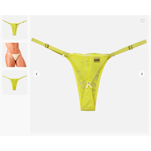 Calcinha Ternura - FIO DENTAL EM RENDA E TULE COM LACINHOS - sensualle