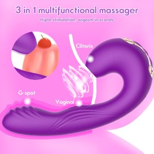 Vibrador Sugador com Flap - OLENA - ES021