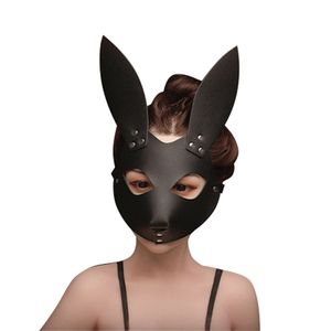 Máscara Fechada com Formato de Coelho - Preto - 8105