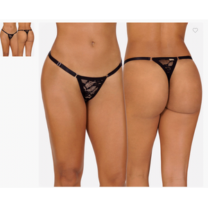 Calcinha Sol - Fio Dental Tanga em Renda Sexy com Gancho - SENSUALLE