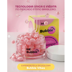 BUBBLE VIBES GEL COM MICROESFERAS 3 EM 1 CHICLETE 120G - INTT