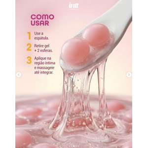 BUBBLE VIBES GEL COM MICROESFERAS 3 EM 1 CHICLETE 120G - INTT