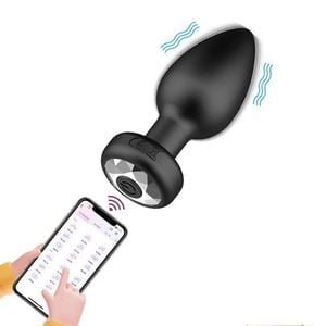 Plug Anal com Vibro - Via APP À Longa Distância - 9273