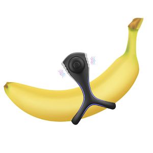 Anel Peniano duplo com vibrador - Rap - 7755