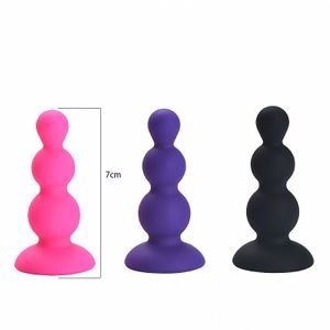 Plug Escalonado em silicone - Tamanho P - 7,5x2,7 - 7911