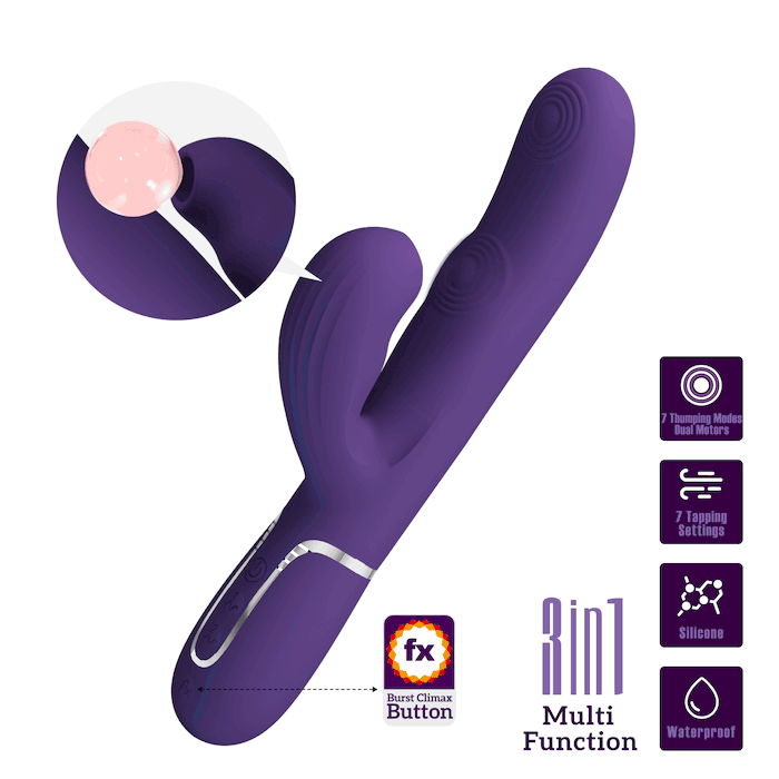 Vibrador de Pulsação com Dedilhar / Tapping - Twinkled 4 - Pretty Love- 8556
