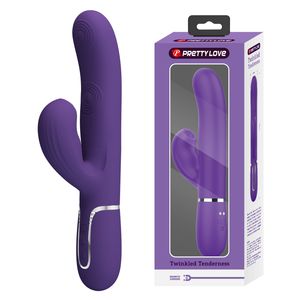 Vibrador de Pulsação com Dedilhar / Tapping - Twinkled 4 - Pretty Love- 8556