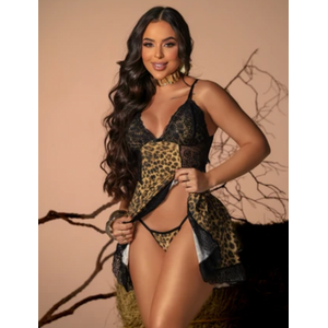 Camisola Sexy Animal Print - 900/1
