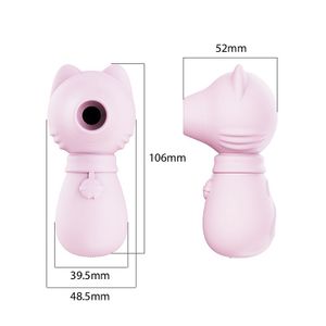 Vibrador de Pulsação para Clitoris - Cutie Baby 4 - Sucção - Raposa - 6680