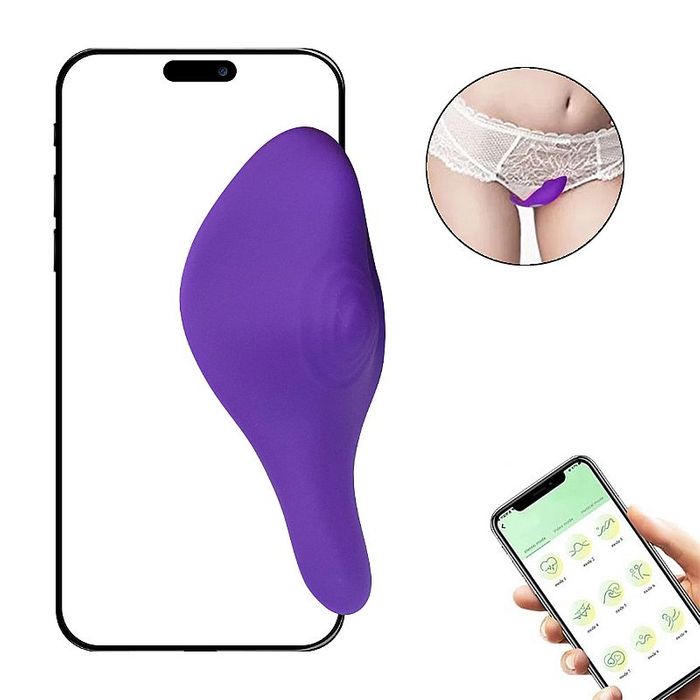 Vibrador Calcinha - Invisible Wearable À Longa distância - App - 7939