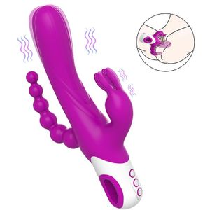 Vibrador 3 em 1 - Ponto G e Clitóris - Eden