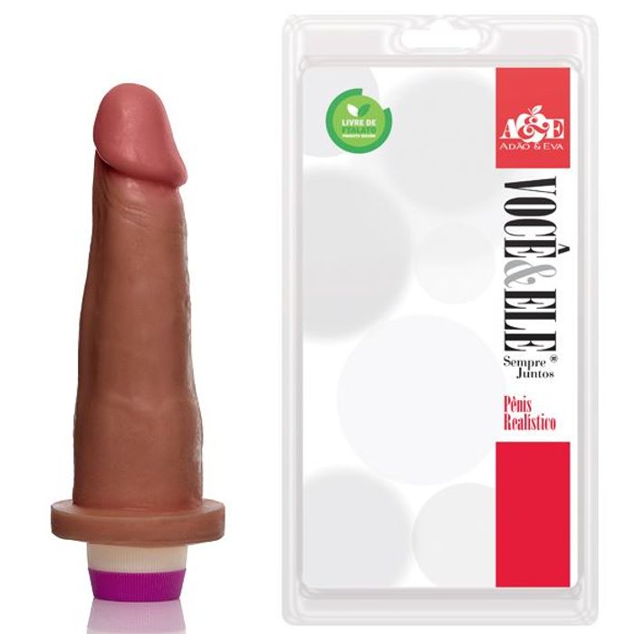 PENIS com Vibro 16 x 4 cm - ADAO16M