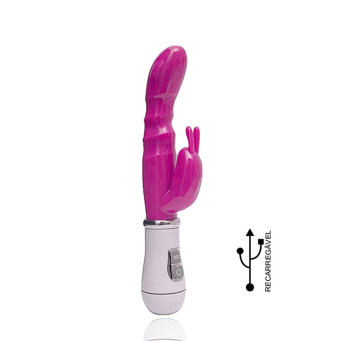 Vibrador Ponto G com 8 Velocidades - RECARREGAVEL - PG015R