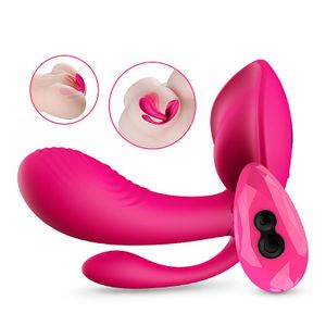 Vibrador 3 em 1 - Ponto G e Plug Anal - 6832