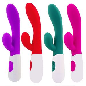 Vibrador de Ponto G e Clitóris - 30 velocidades - Á Pilhas - 7274