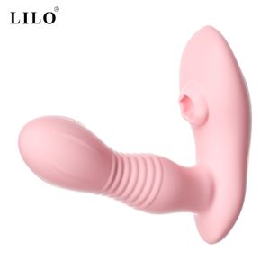 Vibrador com Pulsacao e Vai e Vem - controle por App - TABENA - ES071 -