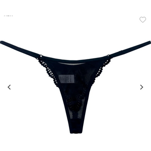 CALCINHA SEMPRE TUA  - SENSUAL FIO DENTAL EM RENDA E TULE - sensualle