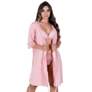 ROBE SENSUAL COM RENDA 