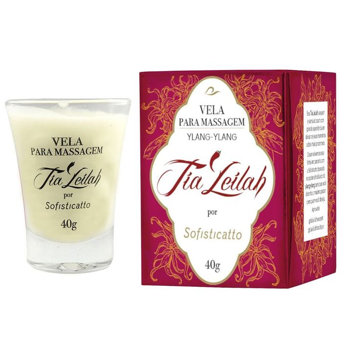 VELA PARA MASSAGEM TIA LEILAH  40G SOFISTICATTO