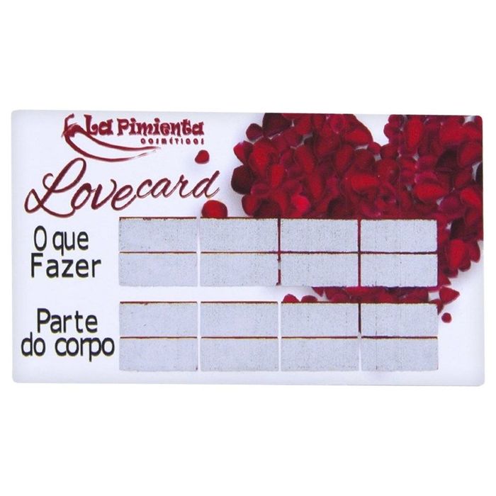 RASPADINHA LOVE CARD LA PIMIENTA 