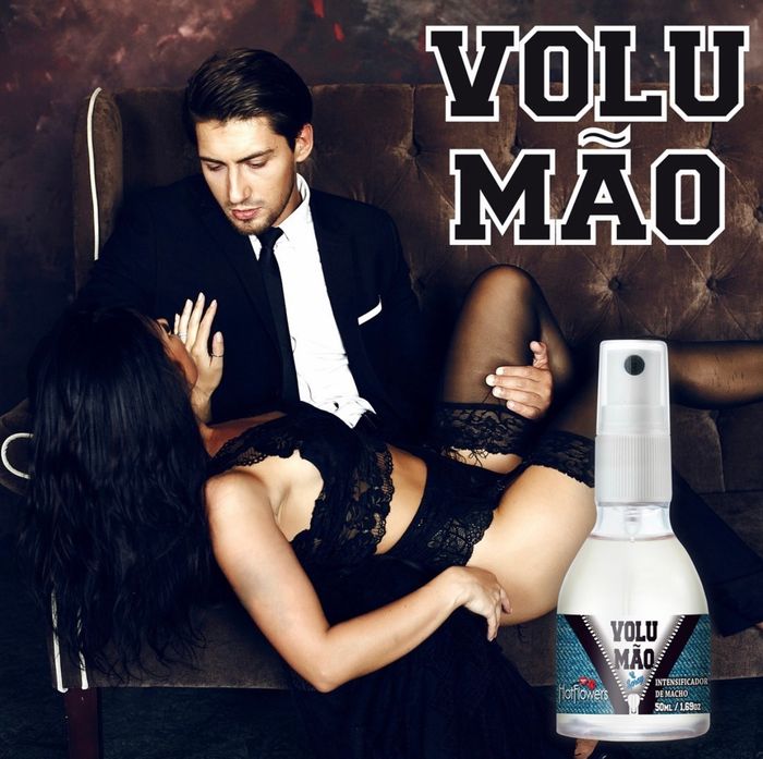 VOLUMÃO INTENSIFICADOR DE MACHO SPRAY 50 ML HOT FLOWERS 