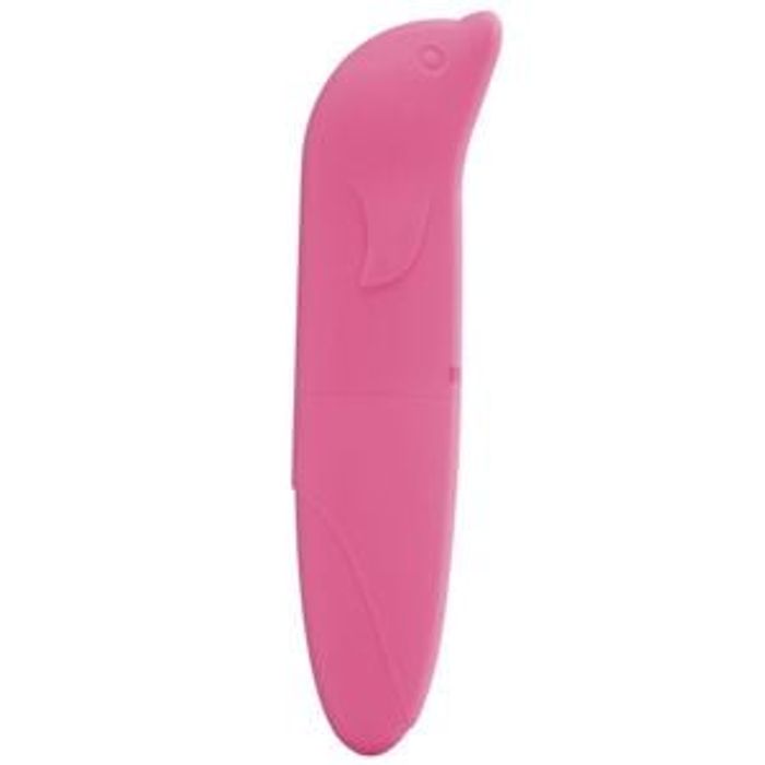 VIBRADOR GOLFINHO TOQUE AVELUDADO ROSA